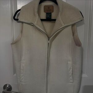 Ralph Lauren Cream Sherpa Vest